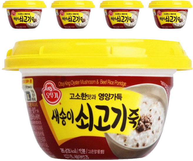 오뚜기 새송이 쇠고기죽, 285g, 5개