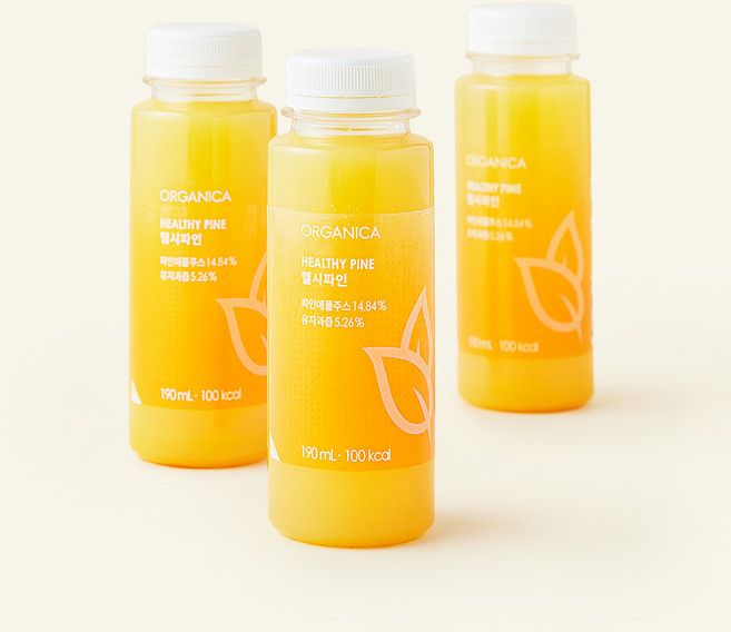 올가니카 헬시파인 과채주스, 190ml, 3개