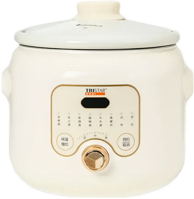 TRISTAR 三星牌 微電腦電燉鍋 288 x 300 x 267mm 4.4kg 4L, TS-HA128, 1個