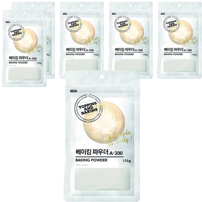 베이킹 파우더 A-300, 170g, 6개