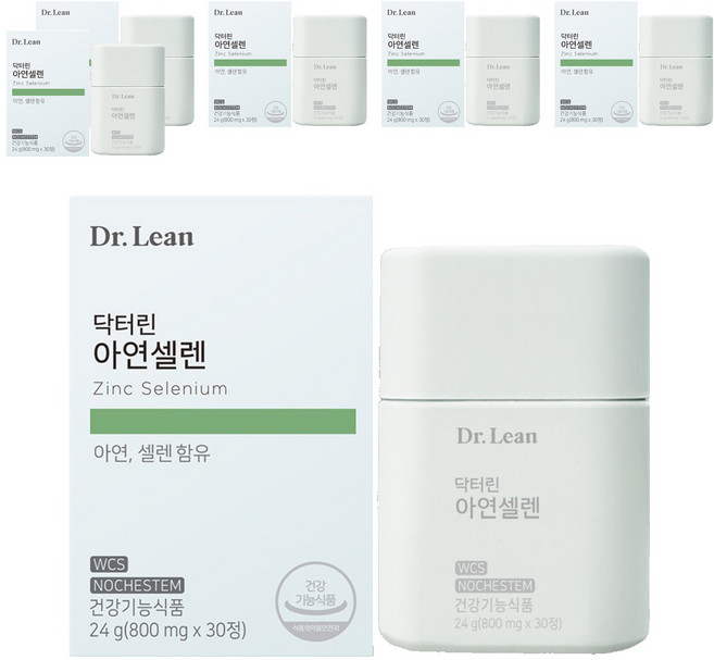 닥터린 아연셀렌 24g, 30정, 6개