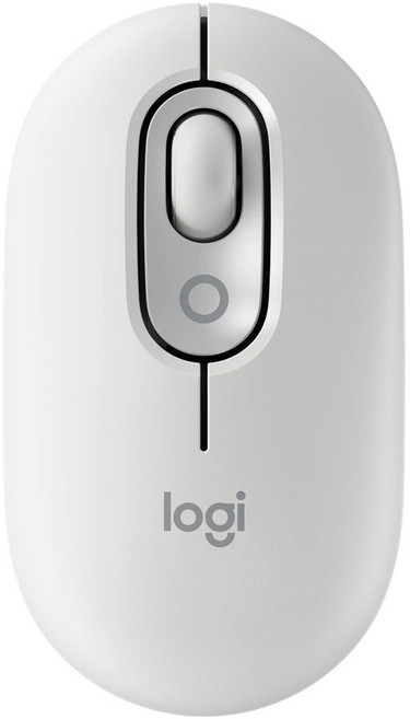 logitech 羅技 pop mouse 無線藍牙滑鼠, 珍珠白