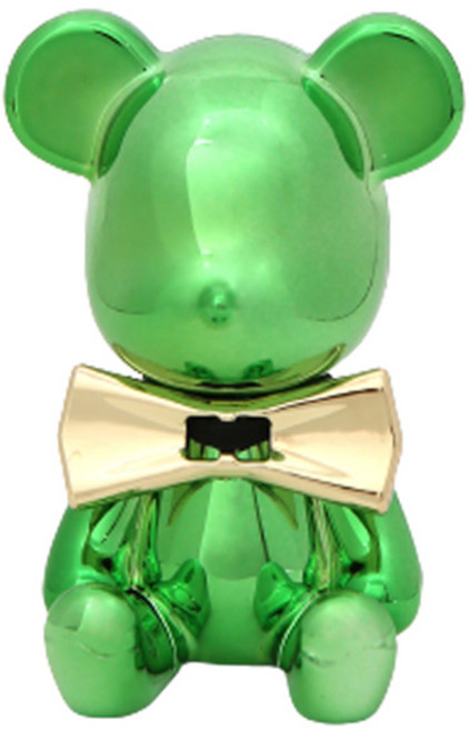 도그독 차량용 방향제 레인보우 크롬베어 그린, 1개, 미드썸머나잇