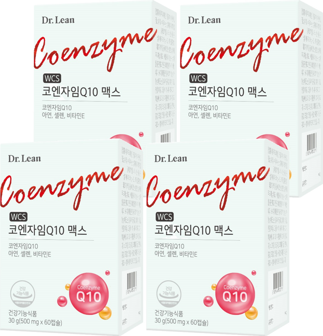닥터린 코엔자임Q10 맥스, 60정, 4개