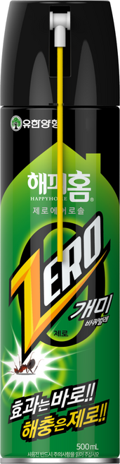 해피홈 제로 에어로솔 살충제, 500ml, 1개
