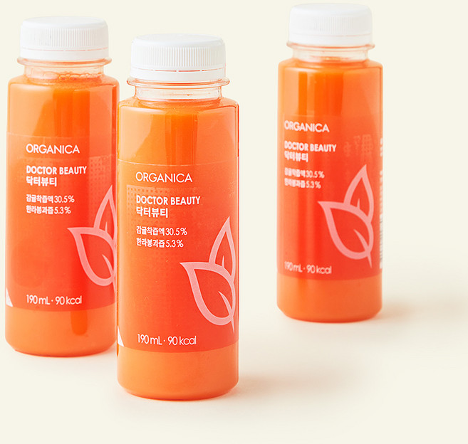 올가니카 닥터뷰티 과채주스, 190ml, 3개