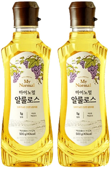 마이노멀 저당 저칼로리 알룰로스, 500g, 2개