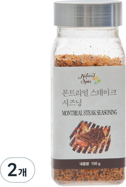 내츄럴스파이스 몬트리얼 스테이크 시즈닝, 150g, 2개