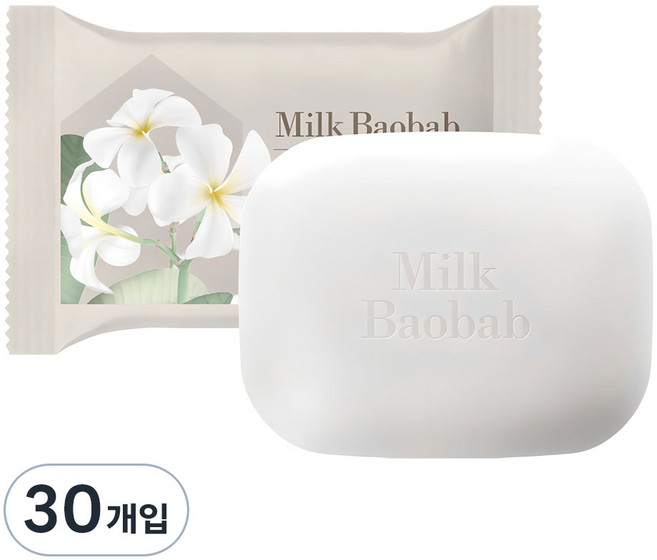 밀크바오밥 오리지널 비누 화이트솝, 100g, 30개입