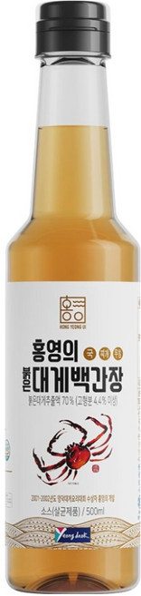 홍영의 붉은대게 백간장, 500ml, 1개