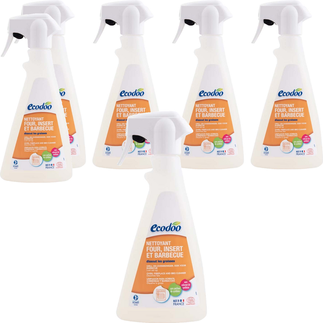 ecodoo 烤箱烤爐專用環保清潔噴霧, 500ml, 6瓶