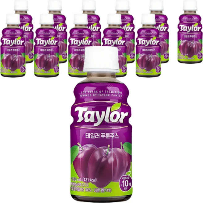 테일러 푸룬주스, 180ml, 12개 - 쿠팡