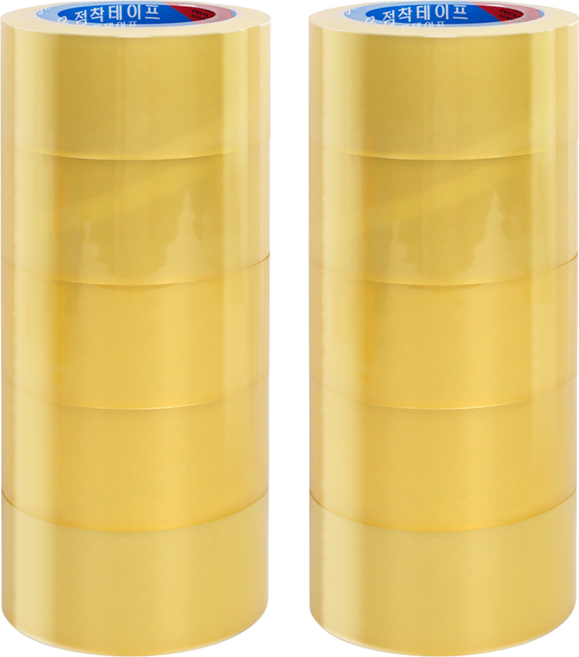 코멧 53 μm 경포장용 박스 테이프 48 mm*40 m, 10개