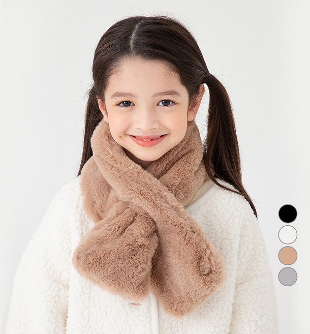 베이스알파에센셜 아동용 보들보들 소프트 머플러