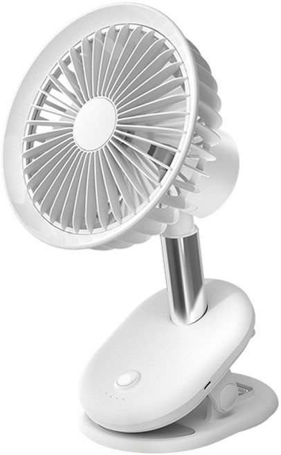 애니클리어 클립형 유모차 선풍기, PDB-CSF20, 화이트