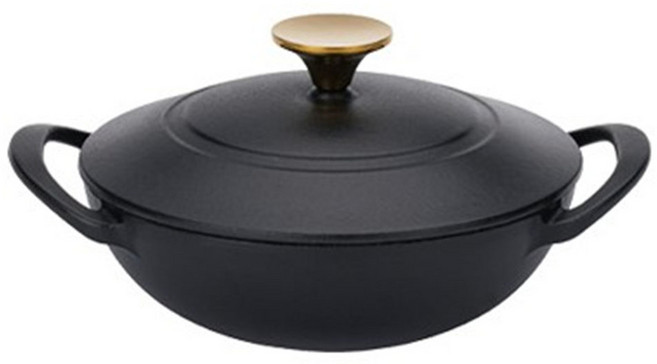 BAF 베이비웍 + 주물뚜껑 세트, 18cm, 1세트