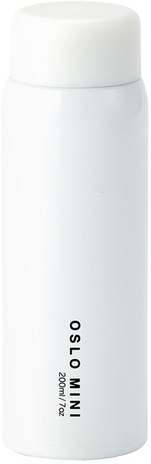 오슬로 미니 텀블러, 화이트, 200ml, 1개