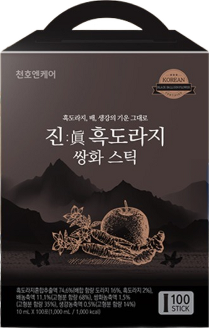 천호엔케어 진 흑도라지 쌍화 스틱, 1L, 100개