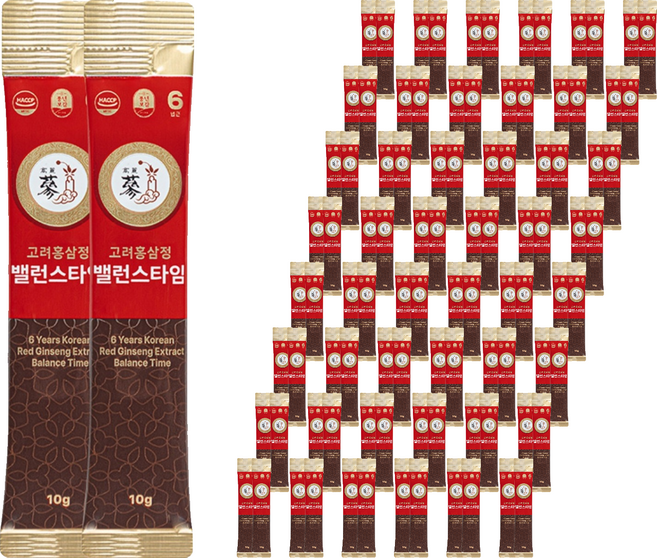 풍년보감 6년근 고려홍삼정 밸런스타임, 10g, 120개