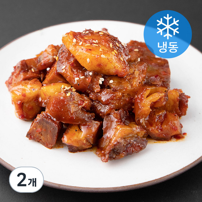 복선당 화르륵 큐브 불족발 (냉동), 600g, 2개