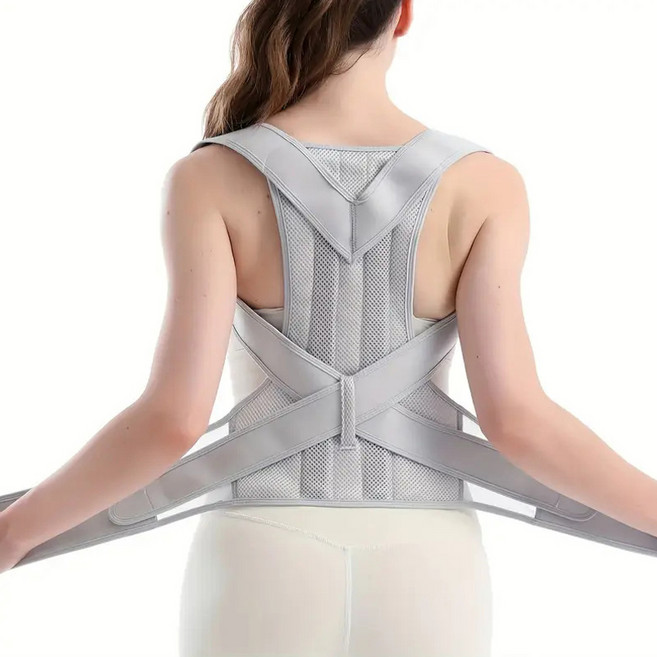 투그램플러스 바른자세 어깨 밴드 그레이, 1개