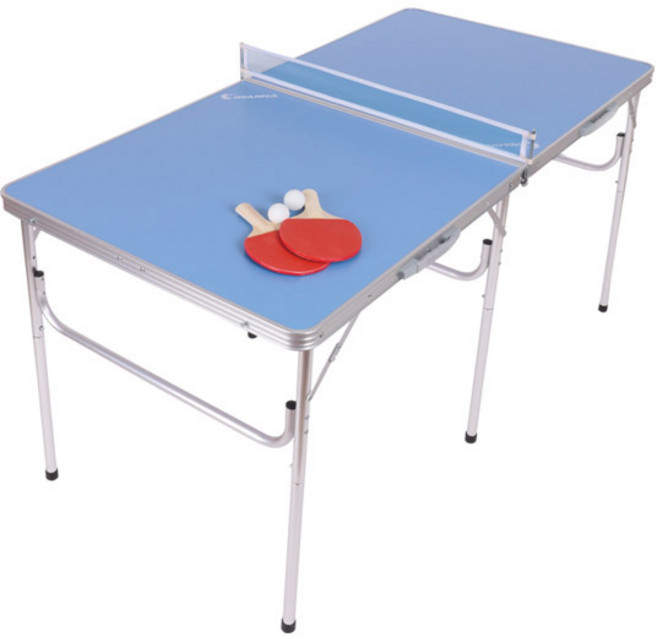 아이워너 접이식 2단 탁구대, 혼합색상, 1개