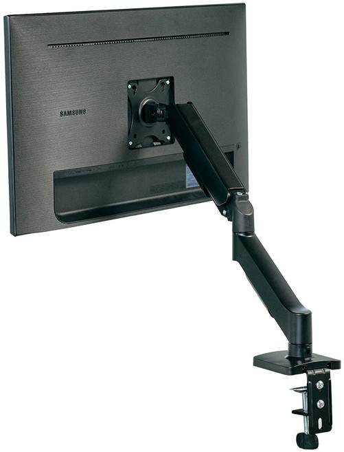 더함 베이직 싱글 모니터암 MAS11-AG251LB, 블랙, 1개