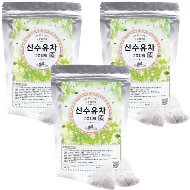 참건강마을 산수유차, 2g, 20개입, 3개