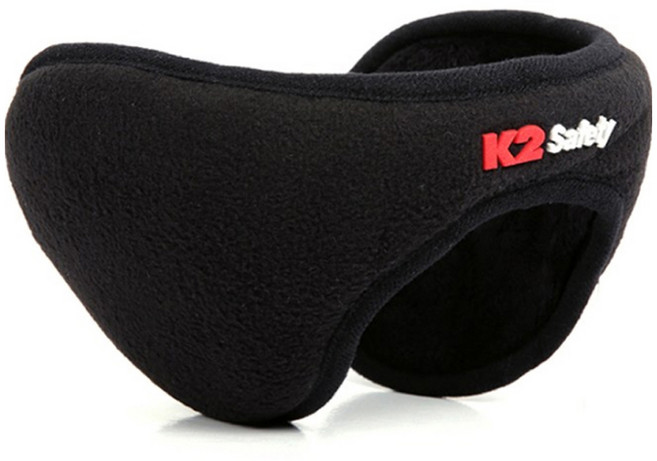 케이투세이프티 베이직 방한 귀마개, 블랙, 1개