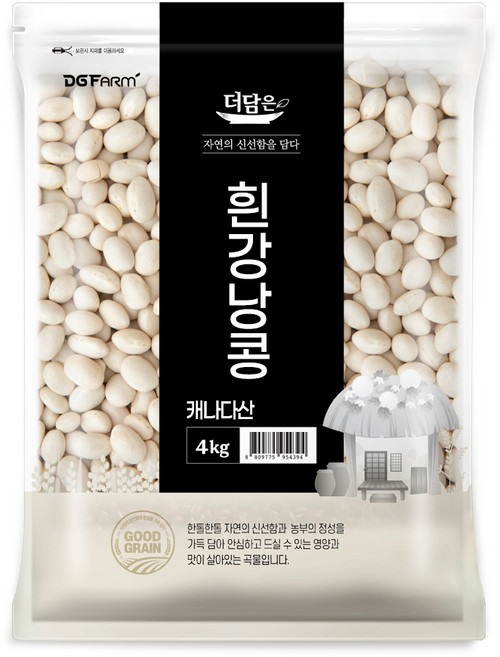 더담은 흰강낭콩, 4kg, 1개
