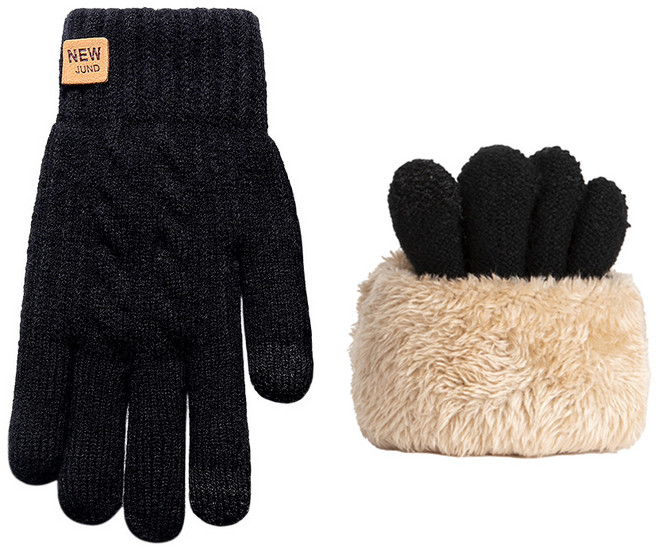 얼리포츠 스마트 터치 안감 기모 방한 양손장갑