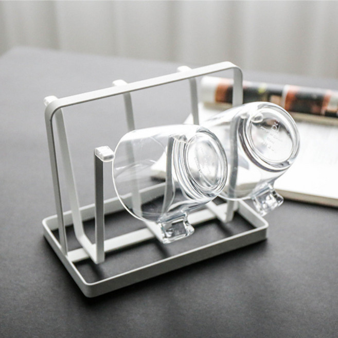 드라마벨류 안정적인 컵꽂이, 화이트, 1개