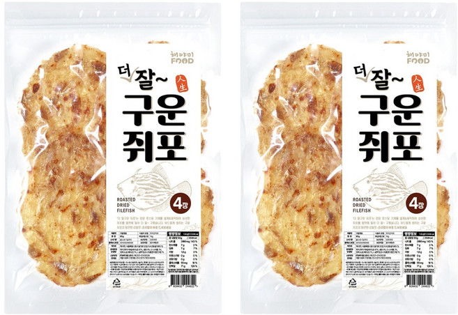 Heyami 更酥烤的魚片乾 4入, 80g, 2個