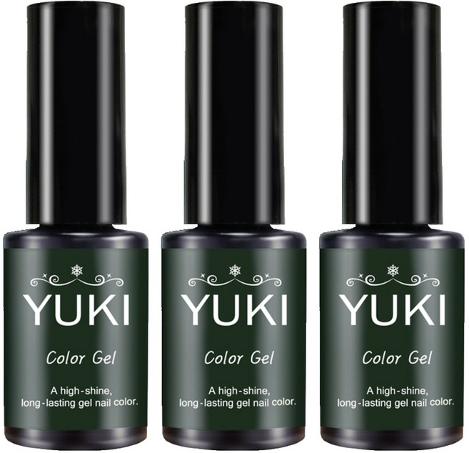 유키 컬러젤, 81호 그린블라썸, 5g, 3개