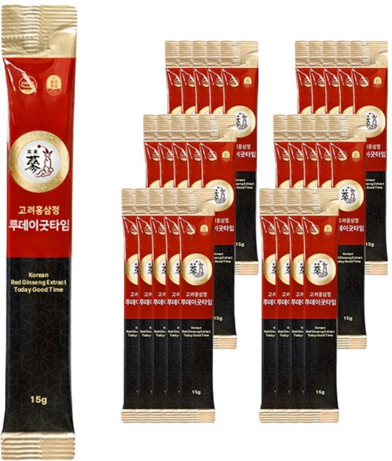 Pnbg 豐年寶鑑 高麗紅蔘精隨身包 Today Good Time, 15g, 90條