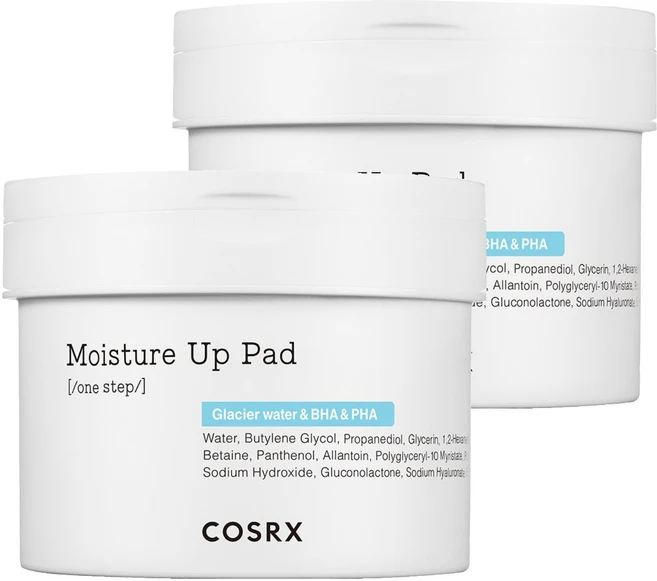 코스알엑스 원스텝 모이스쳐 업 토너 패드 140ml, 70매입, 2개 - 쿠팡