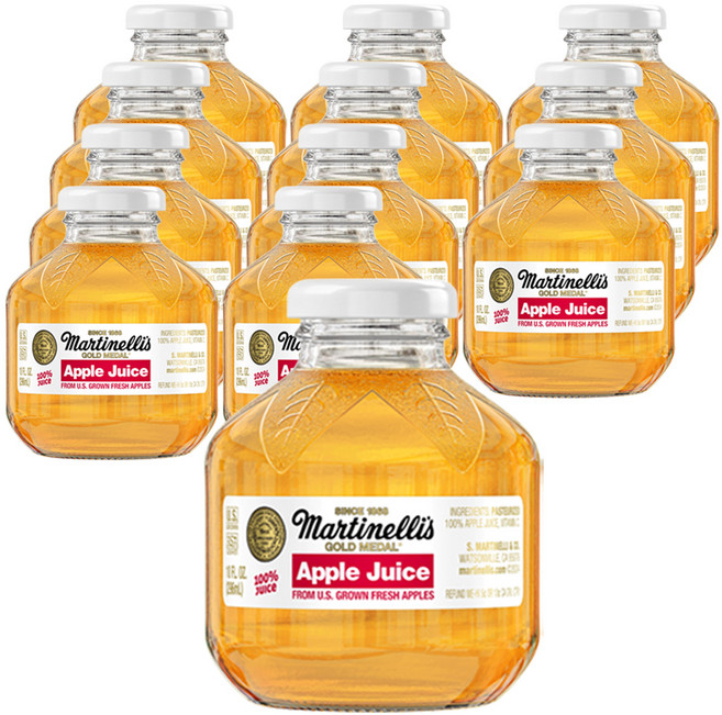 마르티넬리 골드메달 애플주스, 296ml, 12개