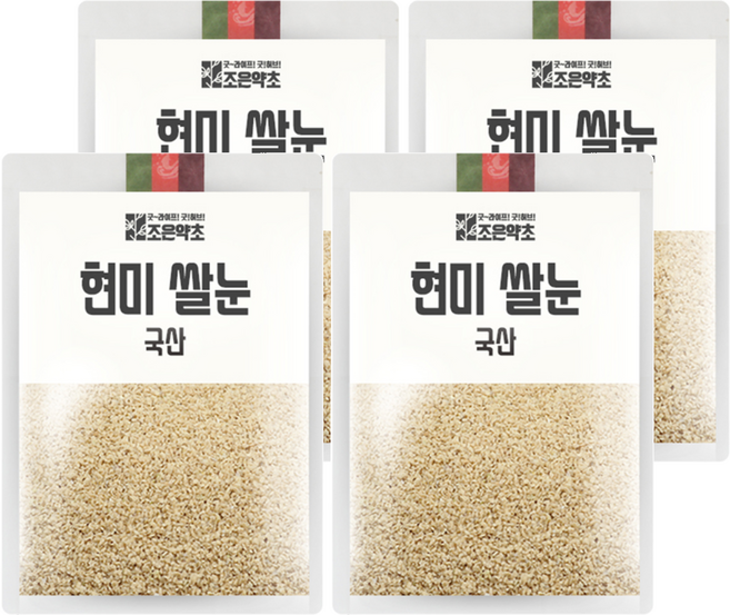 조은약초 현미쌀눈, 1kg, 4개