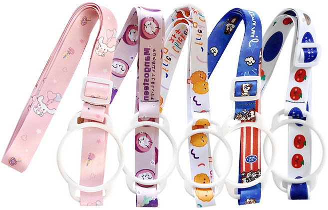 젊은이마켓 소프트 물병 스트랩, 랜덤발송, 5개