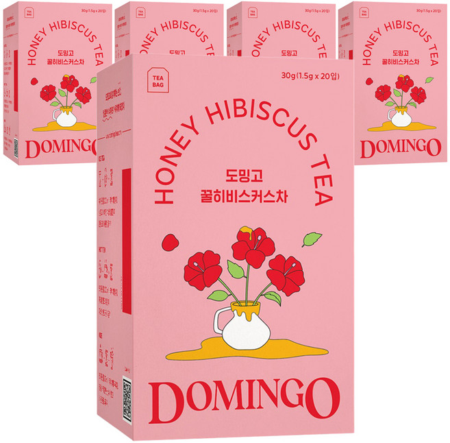 도밍고 꿀히비스커스차, 1.5g, 20개입, 5개