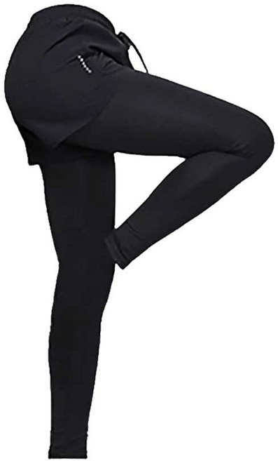 Body Play 女性瑜珈皮拉提斯九分短褲內搭褲