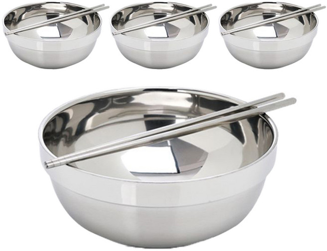 시샘 고급 이중면기 20cm + 젓가락 세트, 4세트