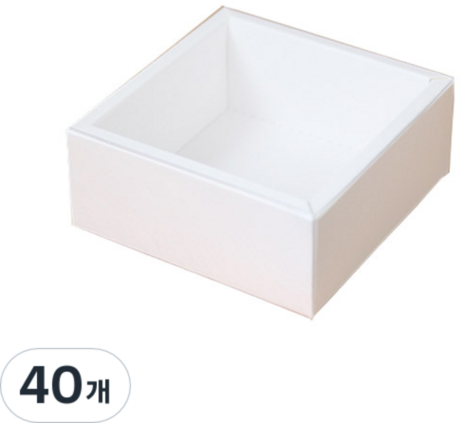 SP 정사각 슬리브화이트박스, 40개
