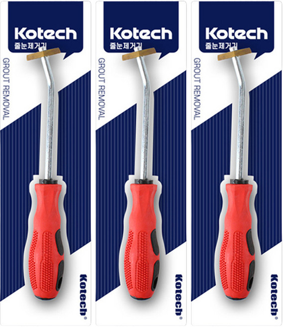 코텍스 실리콘 줄눈 제거기, 3개