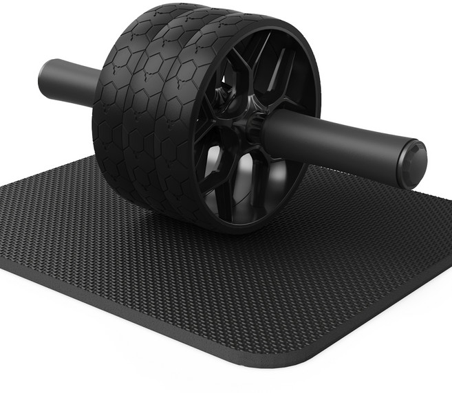 코멧 스포츠 AB 슬라이드 + 매트, 블랙, 1세트