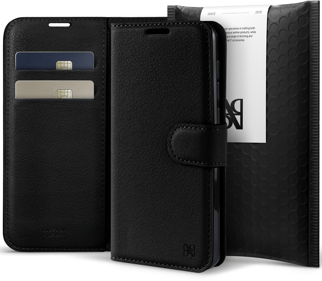 어썸디자인 스테이블 가죽 지갑 다이어리 휴대폰 케이스