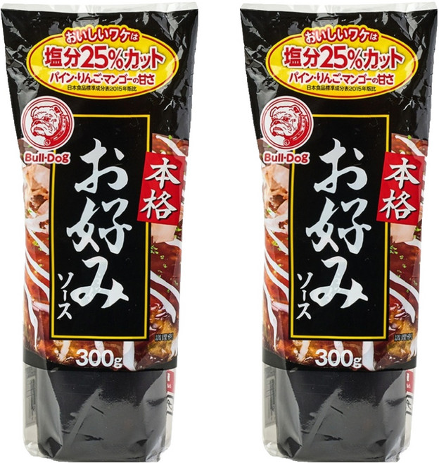 불독 오꼬노미 소스, 300g, 2개