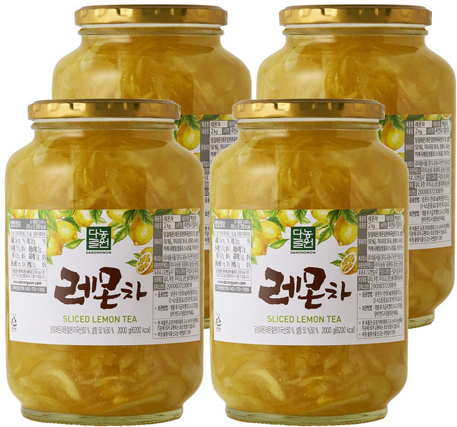 다농원 레몬차, 2kg, 1개입, 4개