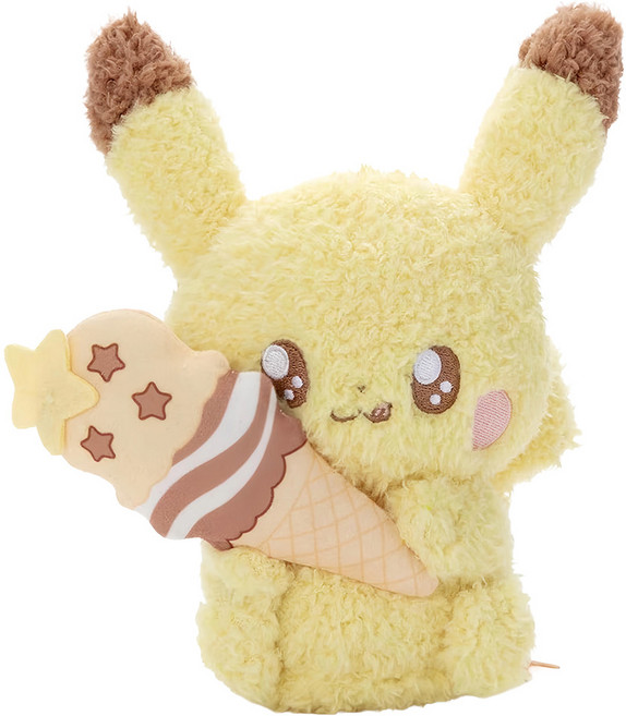 TAKARA TOMY A.R.T.S Pokepeace 絨毛 可愛甜點皮丘, 1個, 黃色