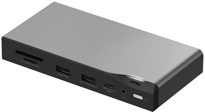 ARTMU USB Type-C 12合1多功能集線器擴充座 MH510, 金屬灰, 1個